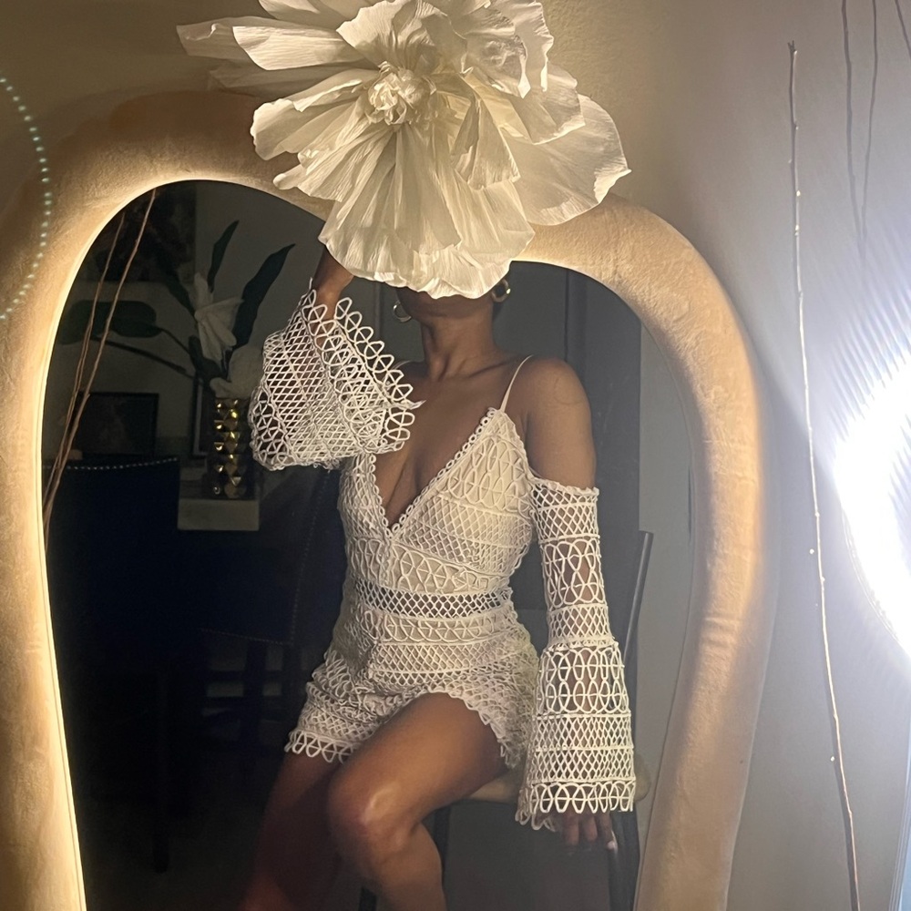 Elegant White Lace Romper